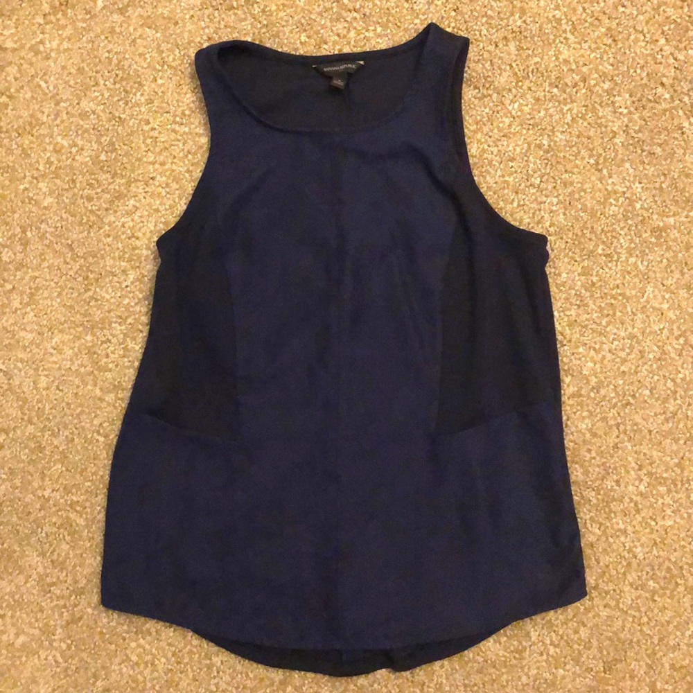 Banana Republic Suede Top